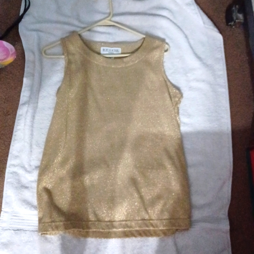 Bob Mackie studio sleeveless top